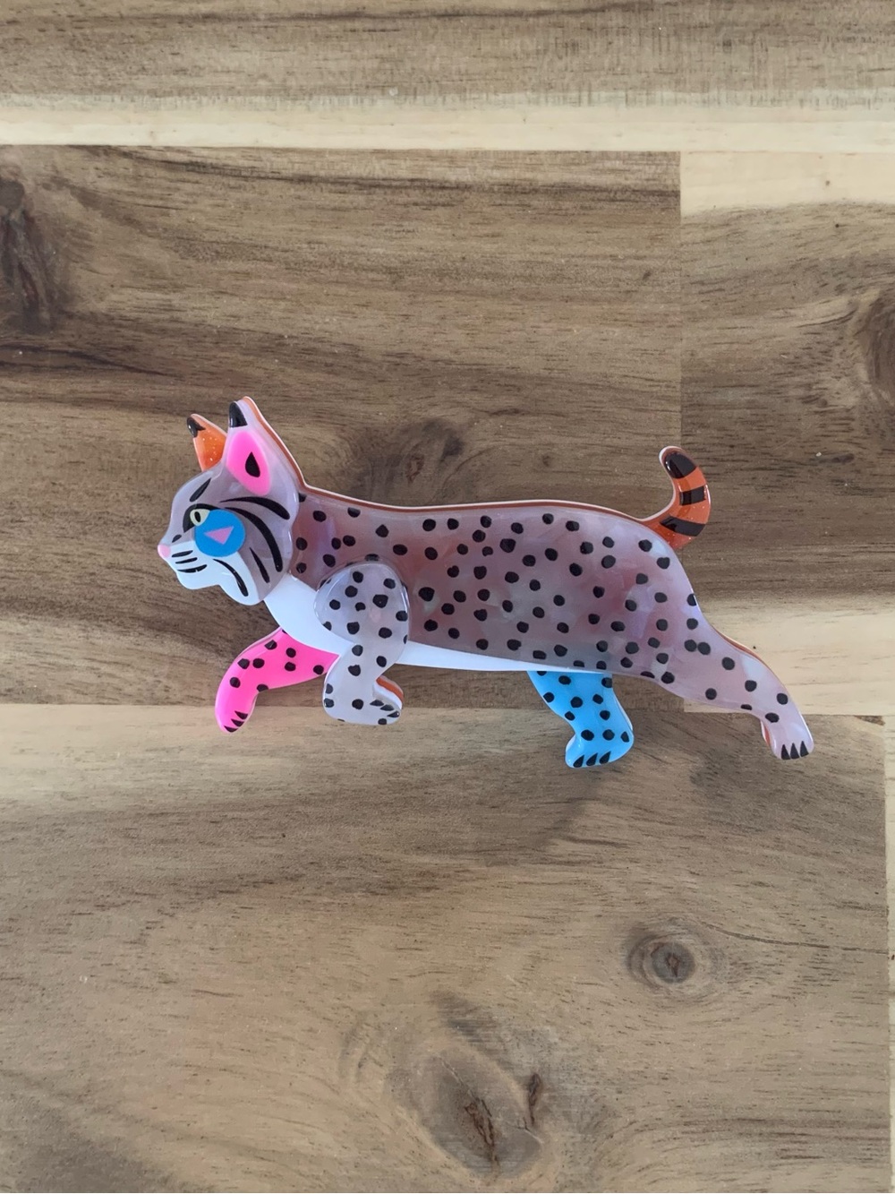 Erstwilder The Bohemian Bobcat Brooch animal pin NWOT